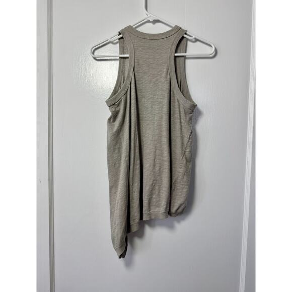 Lush Gray Racerback Tank with Split Hem Front Size Small - Picture 4 of 7